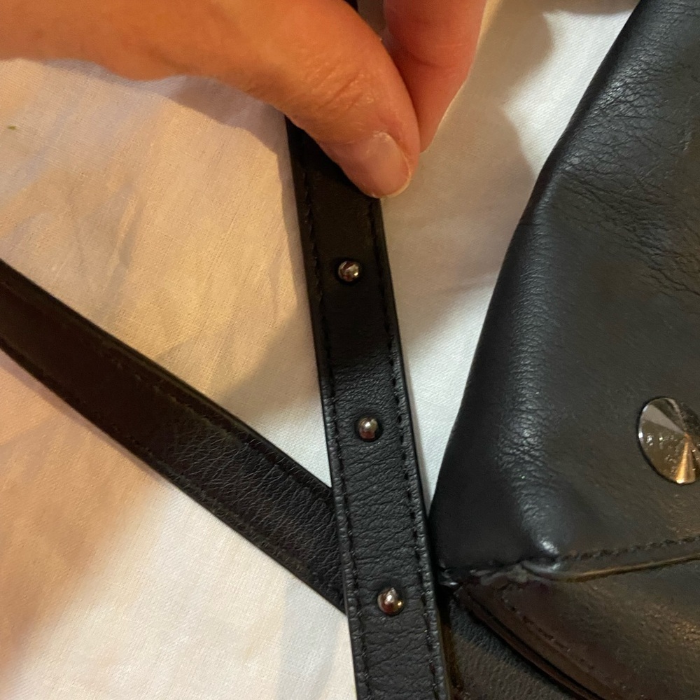 Simply Vera Vera Wang Black Crossbody Bag with Stud Accents - Picture 5 of 14